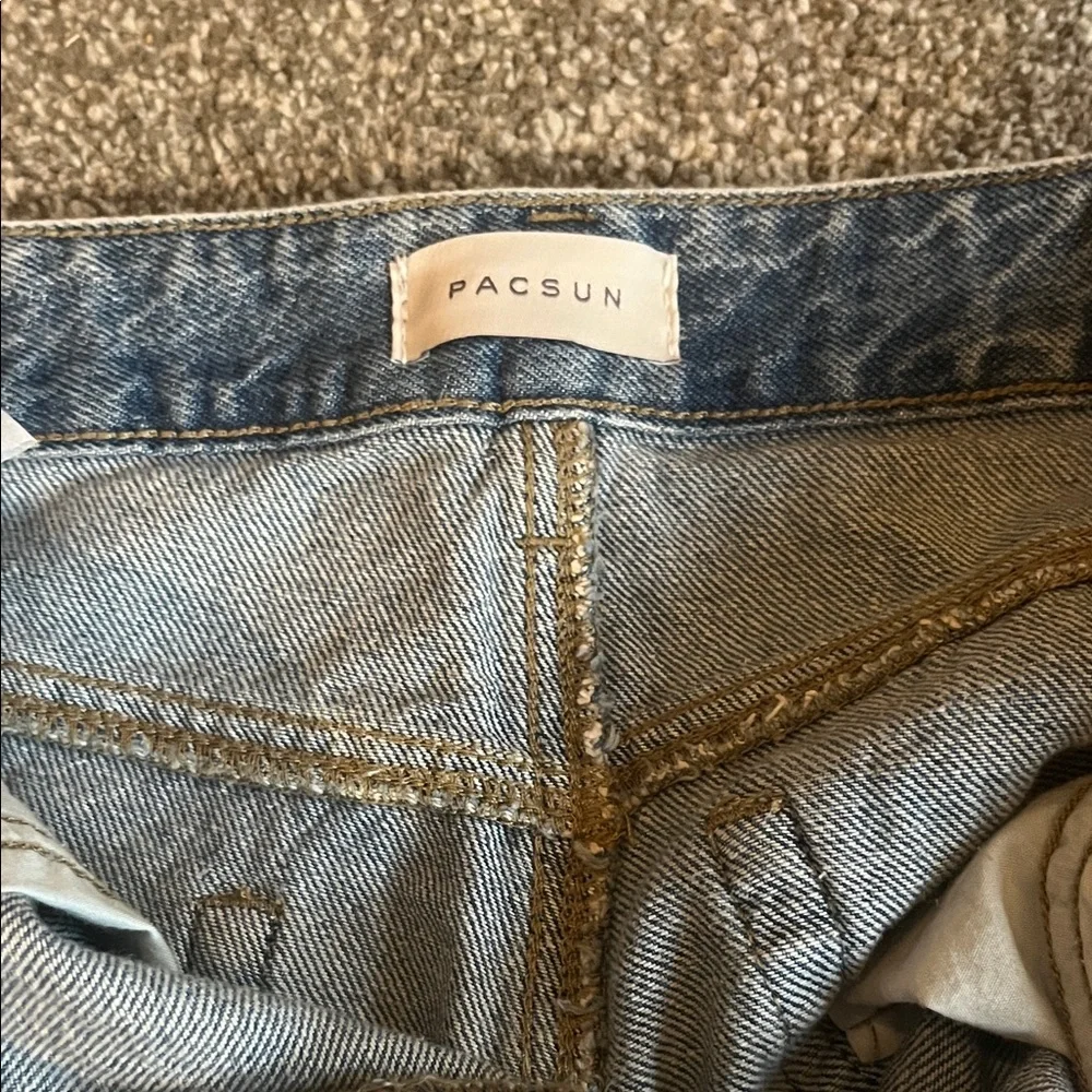 PacSun Light Blue Jean Shorts - Picture 5 of 5